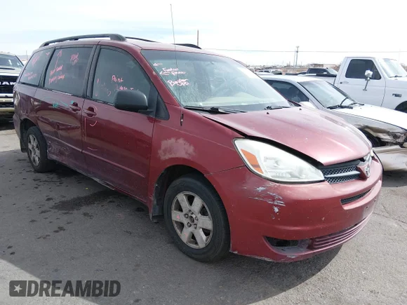 ✅ 2005 Toyota Sienna LE • VIN: 5TDZA23C25S238569 • Лот: 44380598. Опубліковано раніше на IAAI з пробігом 156 034 миль. Безкоштовний доступ до архіву аукціонних продажів зі США та докладний звіт про історію автомобіля на DreamBid. Зображення 1.