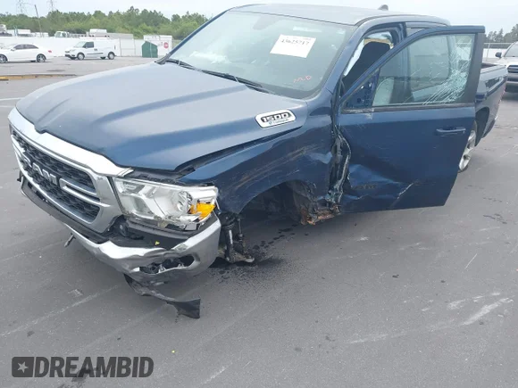 ✅ 2022 Ram 1500 Lone Star • VIN: 1C6RREFG4NN346908 • Lot: 43625717. Listed on IAAI with 103,257 mi. Free auction sales archive from the USA and detailed vehicle history report at DreamBid. Image 6.