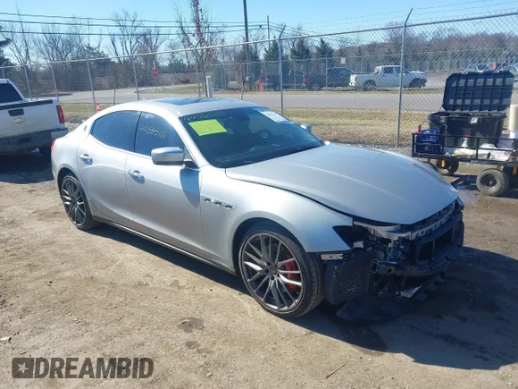 ✅ 2014 Maserati Ghibli S Q4 • VIN: ZAM57RTA2E1091957 • Lot: 44555111. Wystawiony na IAAI z przebiegiem 85 301 mil. Bezpłatny archiwum sprzedaży aukcyjnych z USA i szczegółowy raport historii pojazdu na DreamBid. Zdjęcie 1.