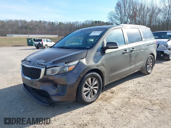 ✅ 2016 Kia Sedona LX • VIN: KNDMB5C1XG6115905 • Lot: 44085168. Wystawiony na IAAI z przebiegiem 195 031 mil. Bezpłatny archiwum sprzedaży aukcyjnych z USA i szczegółowy raport historii pojazdu na DreamBid. Zdjęcie 2.