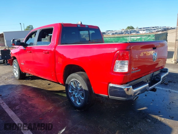 ✅ 2022 Ram 1500 Big Horn • VIN: 1C6RREFT1NN324233 • Lot: 43890852. Wystawiony na IAAI z przebiegiem 50 342 mil. Bezpłatny archiwum sprzedaży aukcyjnych z USA i szczegółowy raport historii pojazdu na DreamBid. Zdjęcie 3.