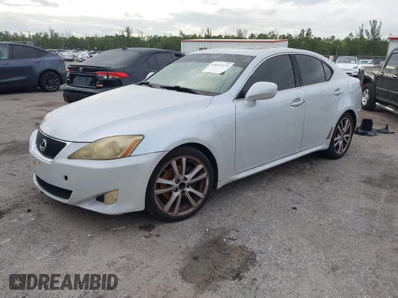 ✅ 2006 Lexus IS 250 • VIN: JTHBK262765017377 • Лот: 43621173. Опубліковано раніше на IAAI з пробігом Не вказано. Безкоштовний доступ до архіву аукціонних продажів зі США та докладний звіт про історію автомобіля на DreamBid. Зображення 2.