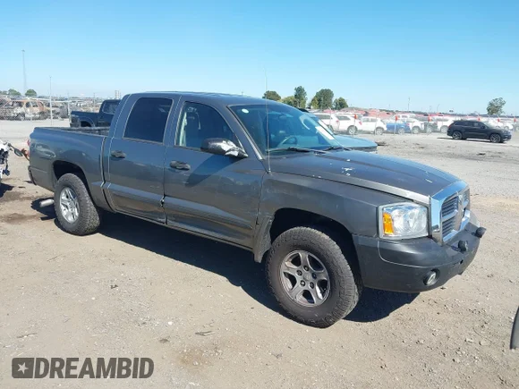 ✅ 2007 Dodge Dakota SLT • VIN: 1D7HE48K57S186379 • Lot: 43442343. Listed on IAAI with 246,027 mi. Free auction sales archive from the USA and detailed vehicle history report at DreamBid. Image 1.