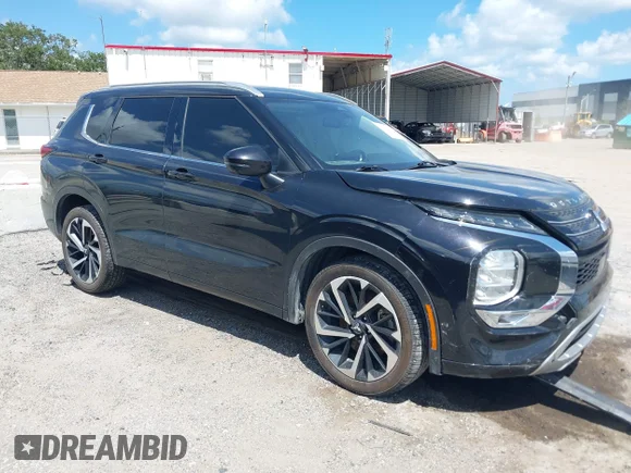 ✅ 2022 Mitsubishi Outlander SEL • VIN: JA4J3VA84NZ058574 • Lot: 42570469. Wystawiony na IAAI z przebiegiem 98 729 mil. Bezpłatny archiwum sprzedaży aukcyjnych z USA i szczegółowy raport historii pojazdu na DreamBid. Zdjęcie 1.