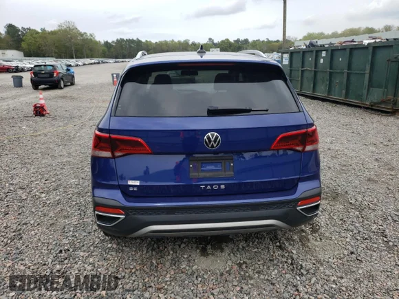 ✅ 2022 Volkswagen Taos SE • VIN: 3VVRX7B2XNM009336 • Лот: 46103603. Опубліковано раніше на Copart з пробігом 42 271 миль. Безкоштовний доступ до архіву аукціонних продажів зі США та докладний звіт про історію автомобіля на DreamBid. Зображення 6.