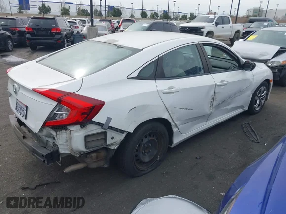 ✅ 2016 Honda Civic LX • VIN: 2HGFC2F51GH515158 • Lot: 44211618. Listed on IAAI with 78,068 mi. Free auction sales archive from the USA and detailed vehicle history report at DreamBid. Image 4.