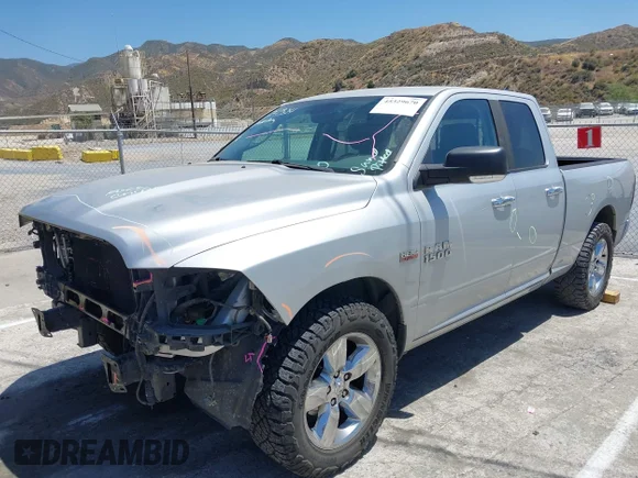 ✅ 2014 Ram 1500 Big Horn • VIN: 1C6RR6GT3ES135458 • Lot: 45329670. Listed on IAAI with 138,168 mi. Free auction sales archive from the USA and detailed vehicle history report at DreamBid. Image 2.