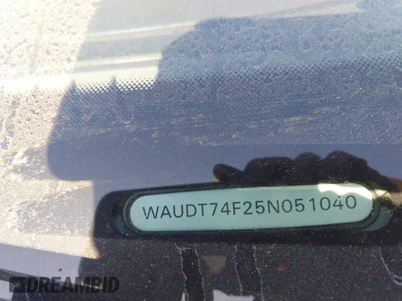 ✅ 2005 Audi A6 • VIN: WAUDT74F25N051040 • Lot: 45164167. Listed on IAAI with Not provided. Free auction sales archive from the USA and detailed vehicle history report at DreamBid. Image 9.