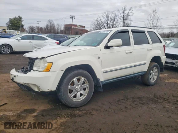 ✅ 2008 Jeep Grand Cherokee Limited • VIN: 1J8HR58N68C162532 • Lot: 46835776. Listed on Copart with 340,204 mi. Free auction sales archive from the USA and detailed vehicle history report at DreamBid. Image 1.
