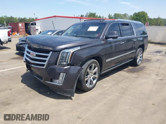 ✅ 2015 Cadillac Escalade ESV Premium • VIN: 1GYS4TKJ5FR601830 • Лот: 44906280. Опубликован ранее на IAAI с пробегом 178 085 миль. Бесплатный доступ к архиву аукционных продаж из США и подробный отчёт об истории автомобиля на DreamBid. Изображение 2.