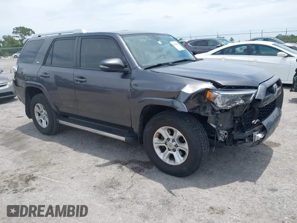 ✅ 2016 Toyota 4Runner SR5 • VIN: JTEZU5JR5G5112825 • Lot: 45342094. Listed on IAAI with 158,406 mi. Free auction sales archive from the USA and detailed vehicle history report at DreamBid. Image 1.