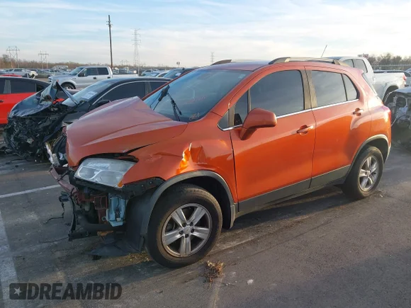 ✅ 2016 Chevrolet Trax LT • VIN: KL7CJPSB3GB718090 • Lot: 43817616. Listed on IAAI with 166,292 mi. Free auction sales archive from the USA and detailed vehicle history report at DreamBid. Image 2.