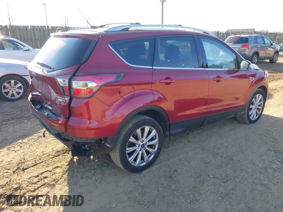 ✅ 2017 Ford Escape Titanium • VIN: 1FMCU9J93HUA07382 • Lot: 44320199. Wystawiony na IAAI z przebiegiem 123 637 mil. Bezpłatny archiwum sprzedaży aukcyjnych z USA i szczegółowy raport historii pojazdu na DreamBid. Zdjęcie 4.