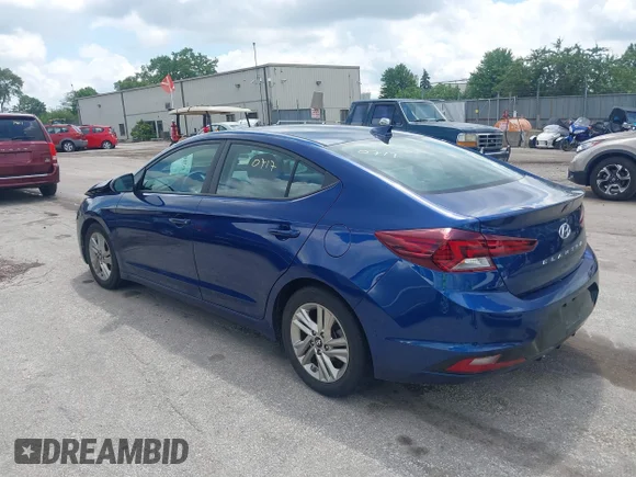 ✅ 2019 Hyundai Elantra SEL • VIN: 5NPD84LF2KH412539 • Lot: 45310717. Wystawiony na IAAI z przebiegiem 53 132 mil. Bezpłatny archiwum sprzedaży aukcyjnych z USA i szczegółowy raport historii pojazdu na DreamBid. Zdjęcie 3.