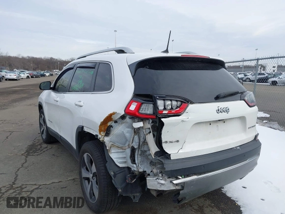 ✅ 2019 Jeep Cherokee Limited • VIN: 1C4PJMDX8KD253413 • Lot: 44000183. Wystawiony na IAAI z przebiegiem 130 261 mil. Bezpłatny archiwum sprzedaży aukcyjnych z USA i szczegółowy raport historii pojazdu na DreamBid. Zdjęcie 3.