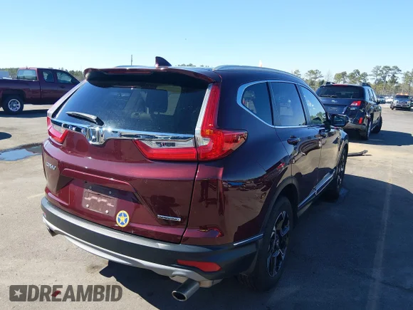 ✅ 2019 Honda CR-V Touring • VIN: 2HKRW1H97KH505117 • Lot: 44548376. Wystawiony na IAAI z przebiegiem 51 880 mil. Bezpłatny archiwum sprzedaży aukcyjnych z USA i szczegółowy raport historii pojazdu na DreamBid. Zdjęcie 4.