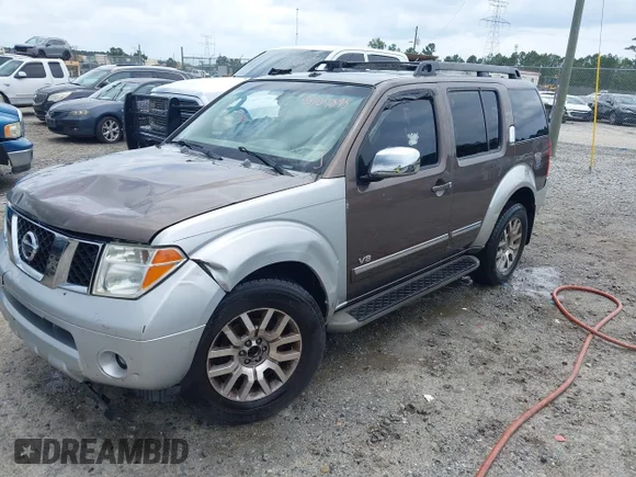 ✅ 2008 Nissan Pathfinder SE • VIN: 5N1BR18A48C601600 • Lot: 45104895. Wystawiony na IAAI z przebiegiem 248 689 mil. Bezpłatny archiwum sprzedaży aukcyjnych z USA i szczegółowy raport historii pojazdu na DreamBid. Zdjęcie 2.