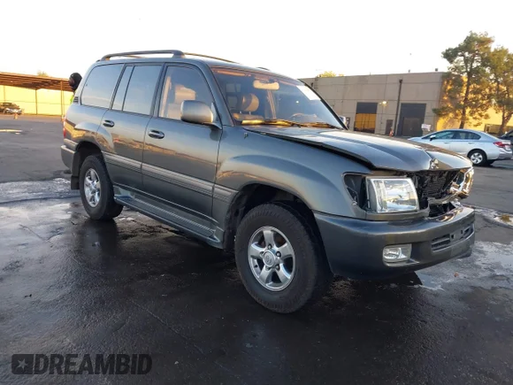 ✅ 2002 Toyota Land Cruiser • VIN: JTEHT05J922025025 • Lot: 43845592. Wystawiony na IAAI z przebiegiem 237 553 mil. Bezpłatny archiwum sprzedaży aukcyjnych z USA i szczegółowy raport historii pojazdu na DreamBid. Zdjęcie 1.