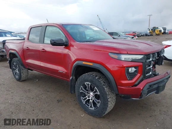 ✅ 2023 GMC Canyon 4WD AT4 • VIN: 1GTP6DEK6P1131372 • Lot: 44288103. Listed on IAAI with 42,626 mi. Free auction sales archive from the USA and detailed vehicle history report at DreamBid. Image 1.