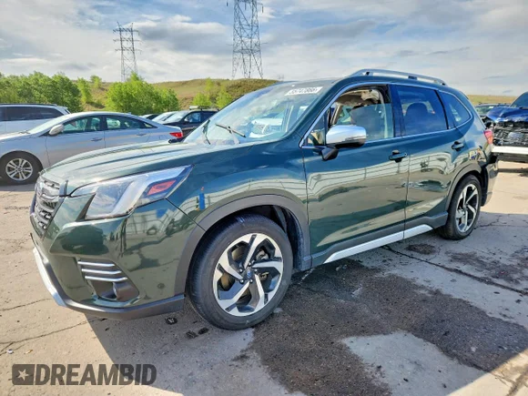 ✅ 2023 Subaru Forester Touring • VIN: JF2SKARC9PH523200 • Лот: 55747866. Опубликован ранее на Copart с пробегом 22 021 миль. Бесплатный доступ к архиву аукционных продаж из США и подробный отчёт об истории автомобиля на DreamBid. Изображение 1.