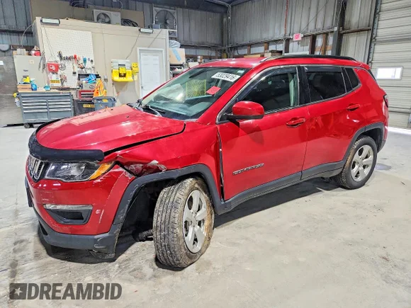 ✅ 2019 Jeep Compass Latitude • VIN: 3C4NJDBB5KT716410 • Лот: 53029416. Опубликован ранее на Copart с пробегом 123 075 миль. Бесплатный доступ к архиву аукционных продаж из США и подробный отчёт об истории автомобиля на DreamBid. Изображение 1.
