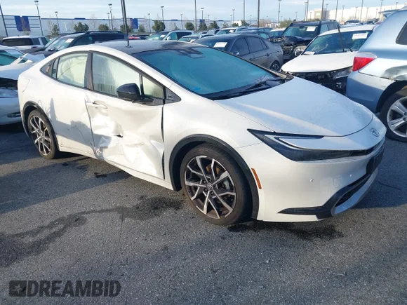 ✅ 2023 Toyota Prius XSE • VIN: JTDACACU7P3009352 • Lot: 44427368. Listed on IAAI with 20,125 mi. Free auction sales archive from the USA and detailed vehicle history report at DreamBid. Image 1.