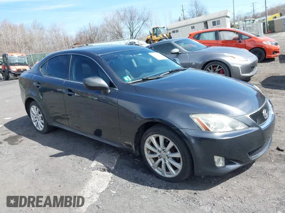 ✅ 2007 Lexus IS 250 • VIN: JTHCK262575014922 • Лот: 41816082. Опубликован ранее на IAAI с пробегом 206 243 миль. Бесплатный доступ к архиву аукционных продаж из США и подробный отчёт об истории автомобиля на DreamBid. Изображение 1.