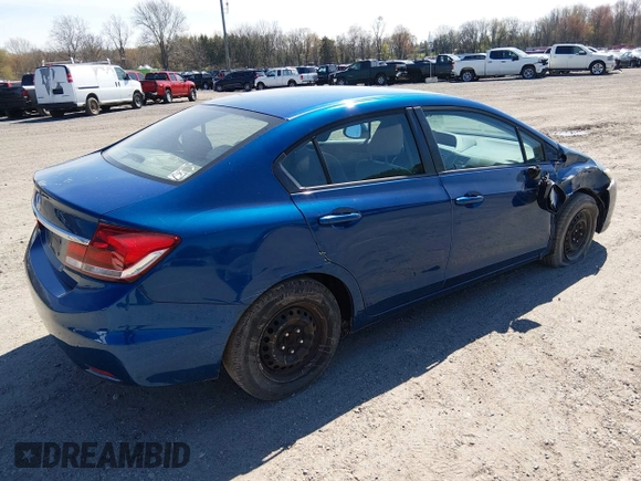 ✅ 2013 Honda Civic LX • VIN: 2HGFB2F5XDH523581 • Lot: 44810654. Wystawiony na IAAI z przebiegiem 125 089 mil. Bezpłatny archiwum sprzedaży aukcyjnych z USA i szczegółowy raport historii pojazdu na DreamBid. Zdjęcie 4.