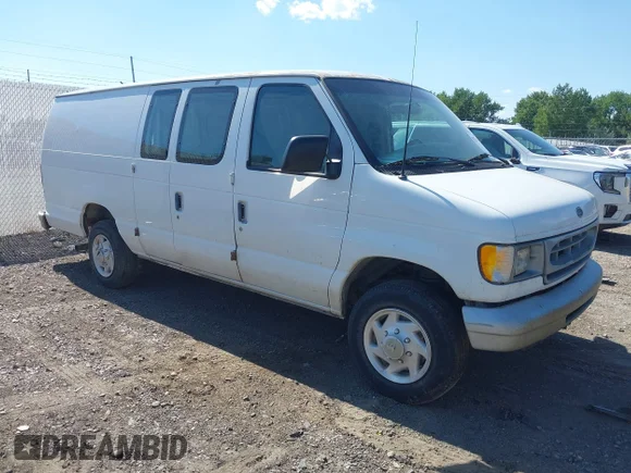 ✅ 2001 Ford Econoline Cargo • VIN: 1FTNS24LX1HA74996 • Lot: 42977458. Wystawiony na IAAI z przebiegiem 215 999 mil. Bezpłatny archiwum sprzedaży aukcyjnych z USA i szczegółowy raport historii pojazdu na DreamBid. Zdjęcie 1.