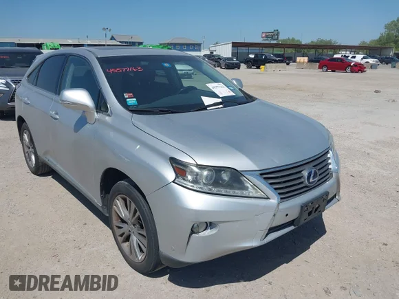 ✅ 2013 Lexus RX 450h • VIN: JTJZB1BA6D2412850 • Lot: 45577163. Wystawiony na IAAI z przebiegiem 236 204 mil. Bezpłatny archiwum sprzedaży aukcyjnych z USA i szczegółowy raport historii pojazdu na DreamBid. Zdjęcie 1.