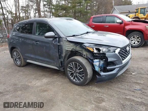 ✅ 2019 Hyundai Tucson Limited • VIN: KM8J3CAL6KU058059 • Lot: 44532368. Listed on IAAI with 92,233 mi. Free auction sales archive from the USA and detailed vehicle history report at DreamBid. Image 1.