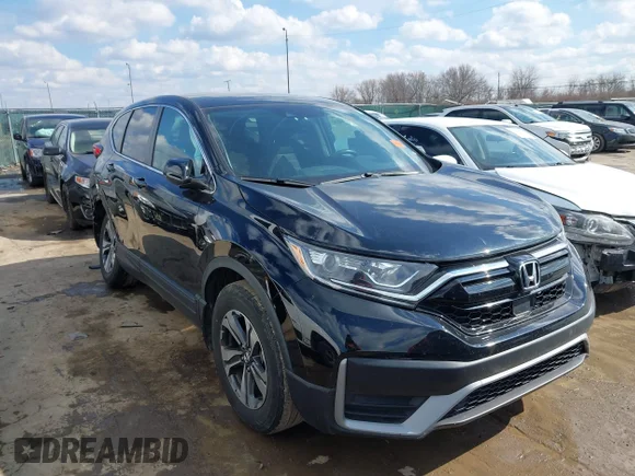 ✅ 2021 Honda CR-V LX • VIN: 2HKRW1H26MH000823 • Lot: 44481892. Listed on IAAI with 43,992 mi. Free auction sales archive from the USA and detailed vehicle history report at DreamBid. Image 1.