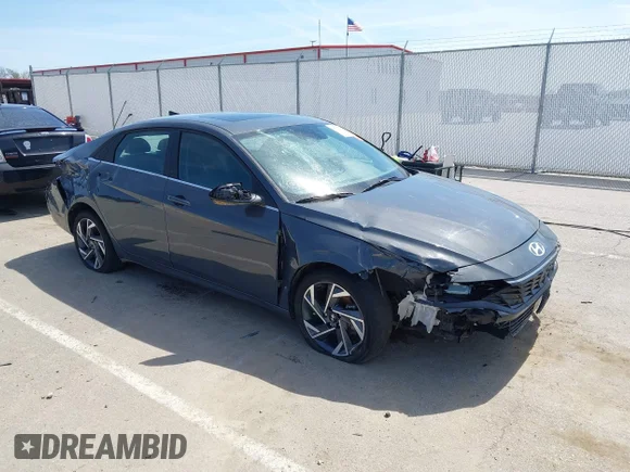 ✅ 2025 Hyundai Elantra SEL Convenience • VIN: KMHLS4DGXSU859058 • Lot: 44795966. Listed on IAAI with 27,847 mi. Free auction sales archive from the USA and detailed vehicle history report at DreamBid. Image 1.