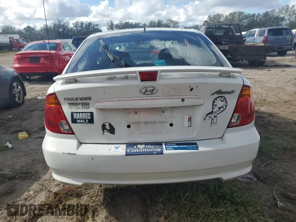 ✅ 2004 Hyundai Accent GL • VIN: KMHCG35C64U312248 • Lot: 79622234. Wystawiony na Copart z przebiegiem 107 594 mil. Bezpłatny archiwum sprzedaży aukcyjnych z USA i szczegółowy raport historii pojazdu na DreamBid. Zdjęcie 6.
