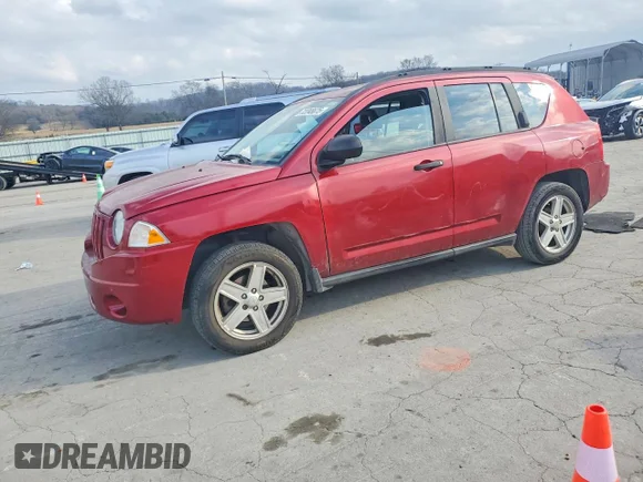 ✅ 2007 Jeep Compass Sport • VIN: 1J8FT47W97D110253 • Lot: 72245675. Wystawiony na Copart z przebiegiem 196 667 mil. Bezpłatny archiwum sprzedaży aukcyjnych z USA i szczegółowy raport historii pojazdu na DreamBid. Zdjęcie 1.
