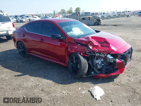 ✅ 2021 Nissan Sentra SR • VIN: 3N1AB8DV4MY248270 • Lot: 44695169. Listed on IAAI with 55,092 mi. Free auction sales archive from the USA and detailed vehicle history report at DreamBid. Image 1.