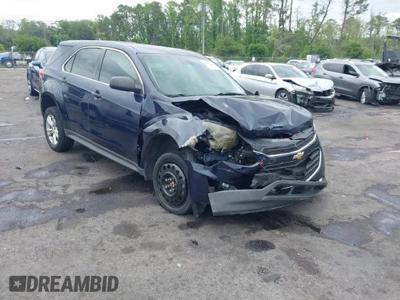 ✅ 2017 Chevrolet Equinox LS • VIN: 2GNALBEK3H1501201 • Lot: 44969030. Listed on IAAI with 174,873 mi. Free auction sales archive from the USA and detailed vehicle history report at DreamBid. Image 1.