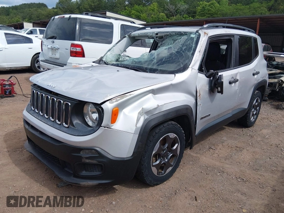 ✅ 2017 Jeep Renegade Sport • VIN: ZACCJAAB8HPE61677 • Lot: 44967524. Wystawiony na IAAI z przebiegiem 109 604 mil. Bezpłatny archiwum sprzedaży aukcyjnych z USA i szczegółowy raport historii pojazdu na DreamBid. Zdjęcie 2.