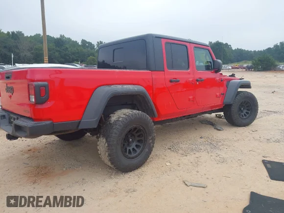 ✅ 2020 Jeep Gladiator Sport S • VIN: 1C6HJTAG4LL130273 • Lot: 43008180. Wystawiony na IAAI z przebiegiem 74 158 mil. Bezpłatny archiwum sprzedaży aukcyjnych z USA i szczegółowy raport historii pojazdu na DreamBid. Zdjęcie 4.
