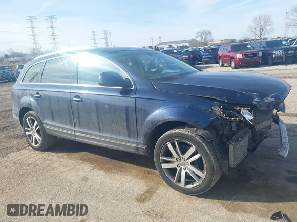 ✅ 2014 Audi Q7 Prestige • VIN: WA1VMBFE9ED016104 • Лот: 44681269. Опубліковано раніше на IAAI з пробігом 178 900 миль. Безкоштовний доступ до архіву аукціонних продажів зі США та докладний звіт про історію автомобіля на DreamBid. Зображення 1.