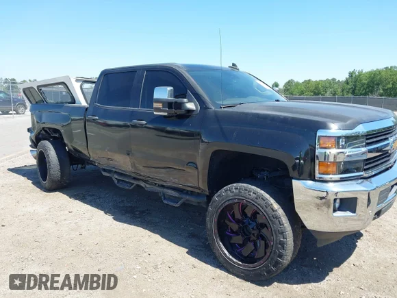 ✅ 2015 Chevrolet Silverado 2500HD LTZ • VIN: 1GC1KWE85FF506526 • Lot: 45088697. Listed on IAAI with 174,763 mi. Free auction sales archive from the USA and detailed vehicle history report at DreamBid. Image 1.