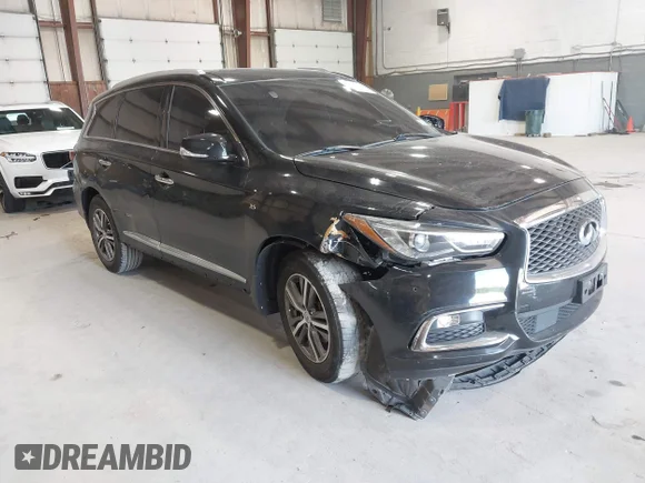 ✅ 2017 Infiniti QX60 • VIN: 5N1DL0MM4HC517071 • Lot: 45238597. Wystawiony na IAAI z przebiegiem 224 106 mil. Bezpłatny archiwum sprzedaży aukcyjnych z USA i szczegółowy raport historii pojazdu na DreamBid. Zdjęcie 1.
