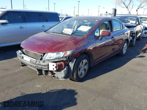 ✅ 2015 Honda Civic LX • VIN: 2HGFB2F51FH562000 • Lot: 44660883. Wystawiony na IAAI z przebiegiem 124 127 mil. Bezpłatny archiwum sprzedaży aukcyjnych z USA i szczegółowy raport historii pojazdu na DreamBid. Zdjęcie 2.