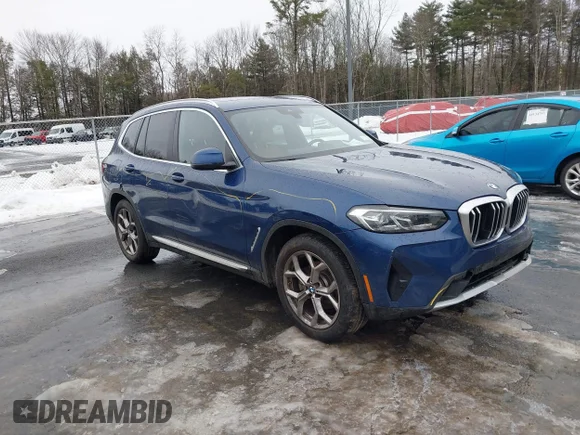✅ 2023 BMW X3 xDrive30i • VIN: WBX57DP01PN201887 • Лот: 44111088. Опубликован ранее на IAAI с пробегом 41 566 миль. Бесплатный доступ к архиву аукционных продаж из США и подробный отчёт об истории автомобиля на DreamBid. Изображение 1.