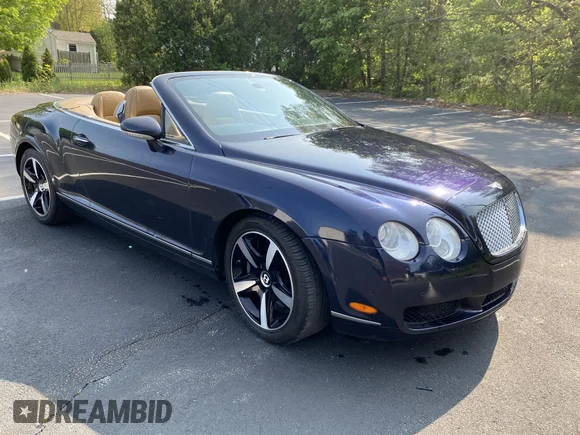 ✅ 2007 Bentley Continental GT • VIN: SCBDR33W17C043914 • Lot: 43795714. Wystawiony na IAAI z przebiegiem 67 117 mil. Bezpłatny archiwum sprzedaży aukcyjnych z USA i szczegółowy raport historii pojazdu na DreamBid. Zdjęcie 1.