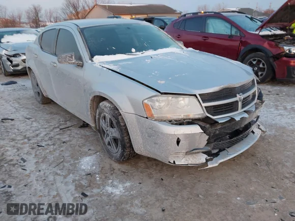 ✅ 2010 Dodge Avenger SXT • VIN: 1B3CC4FB6AN202321 • Lot: 41382385. Listed on IAAI with 129,512 mi. Free auction sales archive from the USA and detailed vehicle history report at DreamBid. Image 1.