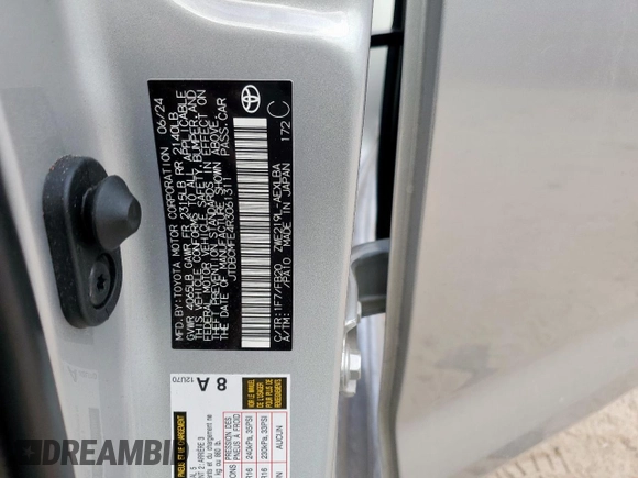✅ 2024 Toyota Corolla Nightshade Edition • VIN: JTDBCMFE4R3061311 • Lot: 81622005. Wystawiony na Copart z przebiegiem 14 180 mil. Bezpłatny archiwum sprzedaży aukcyjnych z USA i szczegółowy raport historii pojazdu na DreamBid. Zdjęcie 13.