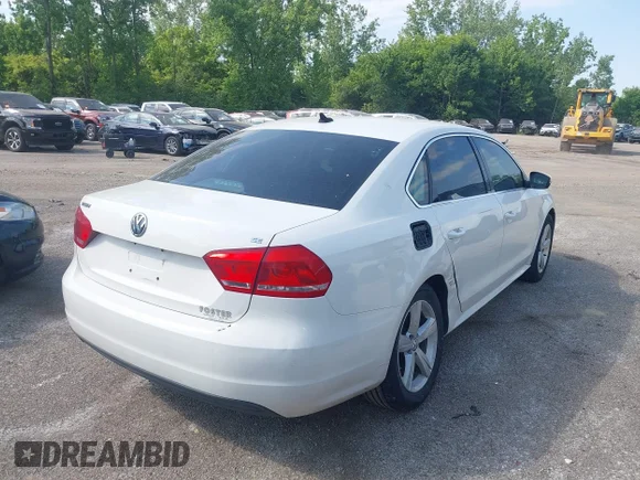 ✅ 2013 Volkswagen Passat SE • VIN: 1VWBP7A38DC131460 • Lot: 45300372. Listed on IAAI with 119,226 mi. Free auction sales archive from the USA and detailed vehicle history report at DreamBid. Image 4.