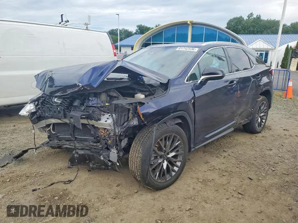 ✅ 2022 Lexus RX 350 F Sport • VIN: 2T2SZMDA4NC338941 • Lot: 61742536. Listed on Copart with Not provided. Free auction sales archive from the USA and detailed vehicle history report at DreamBid. Image 1.
