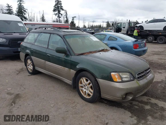 ✅ 2000 Subaru Legacy Outback Limited • VIN: 4S3BH6866Y7645364 • Лот: 44441662. Опубликован ранее на IAAI с пробегом 157 410 миль. Бесплатный доступ к архиву аукционных продаж из США и подробный отчёт об истории автомобиля на DreamBid. Изображение 1.